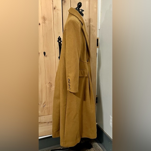 Free People Victoria Pleated Trench Coat Camel XS EUC - Picture 7 of 16